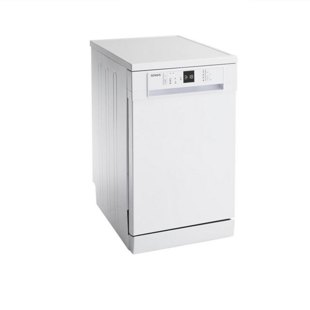 Sensis DWF0110SLEW Slimline Dishwasher - White - 10 Place Settings