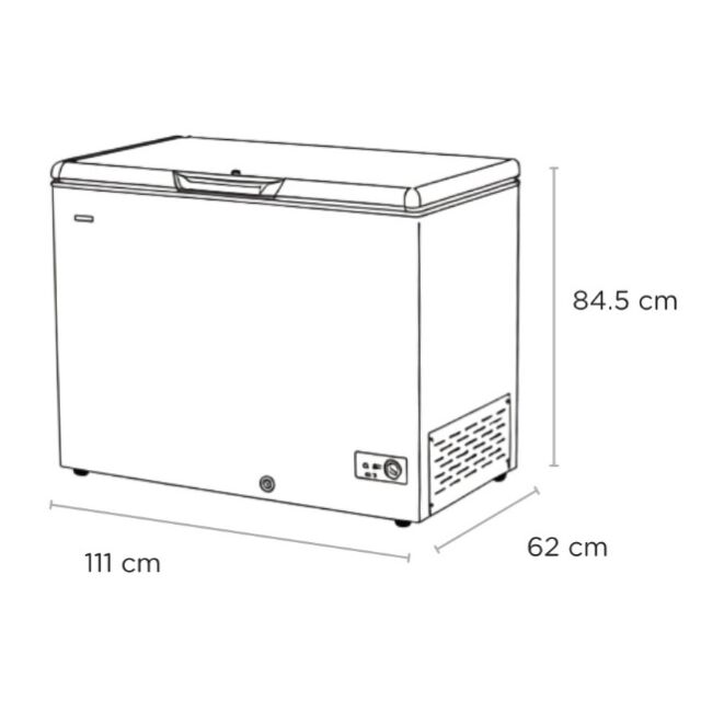 Sensis RFCHT01F300EW 111Cm Chest Freezer - White