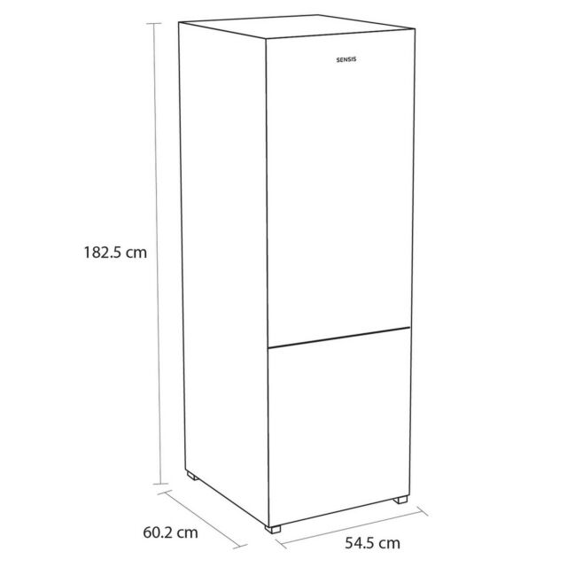 Sensis RFCMF0154EW 54.5cm Total No Frost Fridge Freezer - White