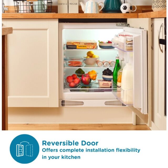 Sensis RFUCBI01L54EW 59.5Cm Built-In Larder Fridge - White