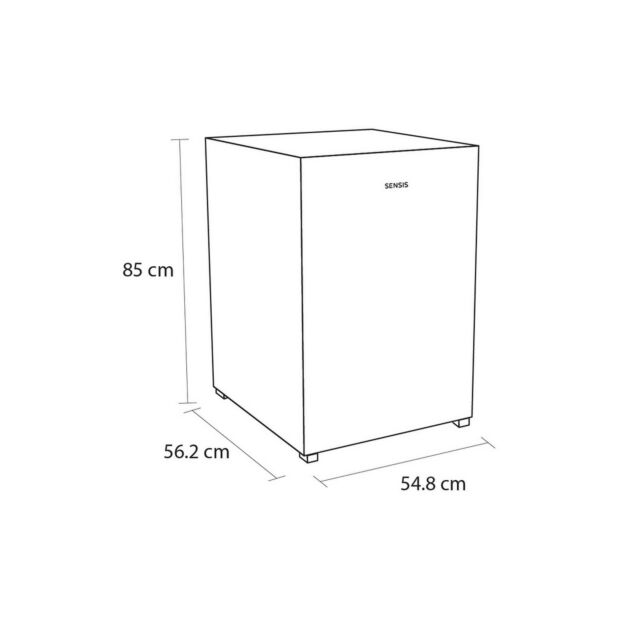 Sensis RFUCF01F54EW 54.8Cm Undercounter Fridge - White