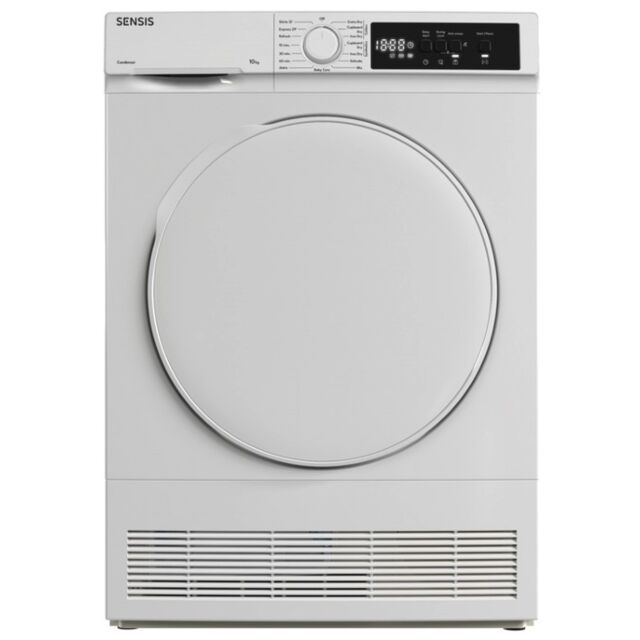 Sensis TDCF0110BW 10Kg Condenser Tumble Dryer - White