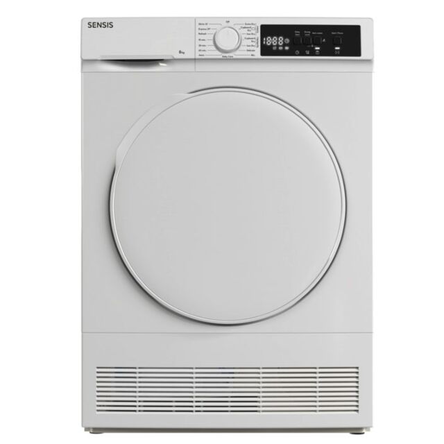 Sensis TDCF018BW 8Kg Condenser Tumble Dryer - White