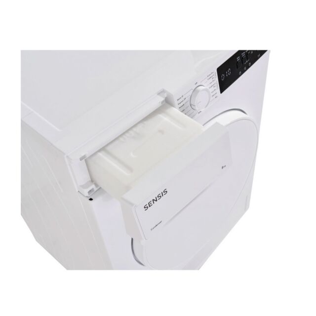 Sensis TDCF018BW 8Kg Condenser Tumble Dryer - White