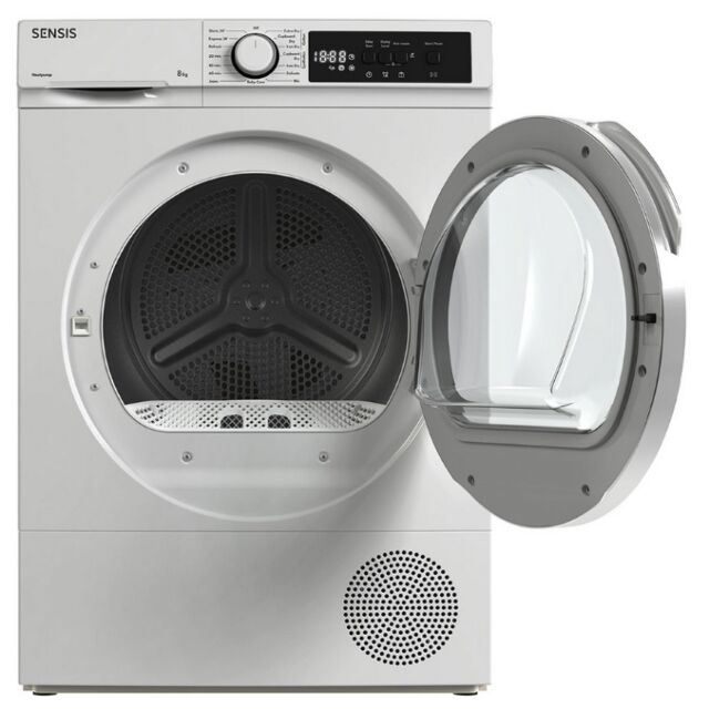 Sensis TDHF018A2W 8kg Heat Pump Tumble Dryer - White