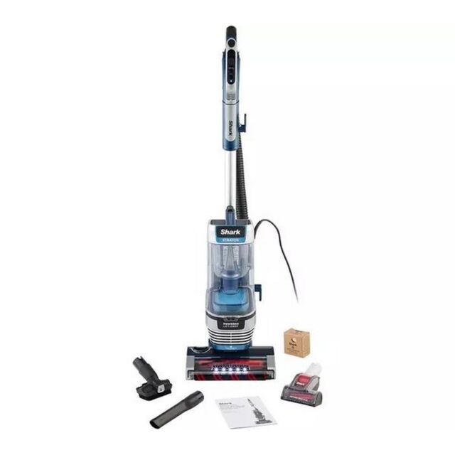 Shark AZ3000UKT Shark Stratos Xl Anti Hair Wrap Plus Anti-Odour Upright Vacuum - Navy Blue