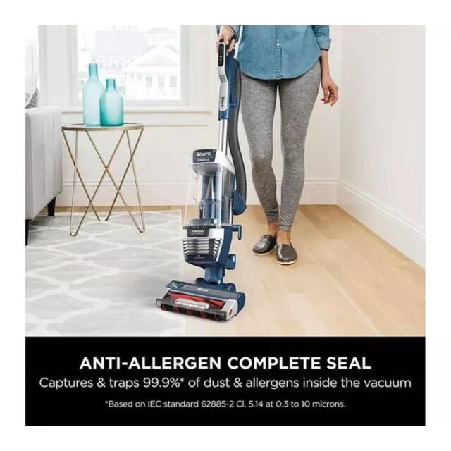 Shark AZ3000UKT Shark Stratos Xl Anti Hair Wrap Plus Anti-Odour Upright Vacuum - Navy Blue