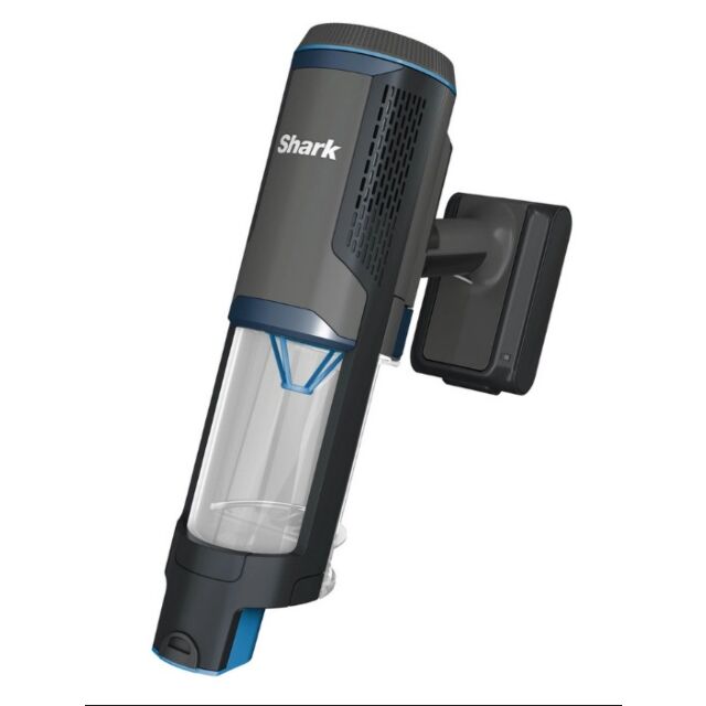 Shark BH102UK PowerBoost Pet Handheld Vacuum - 40 Minutes Run Time - Charcoal with Blue