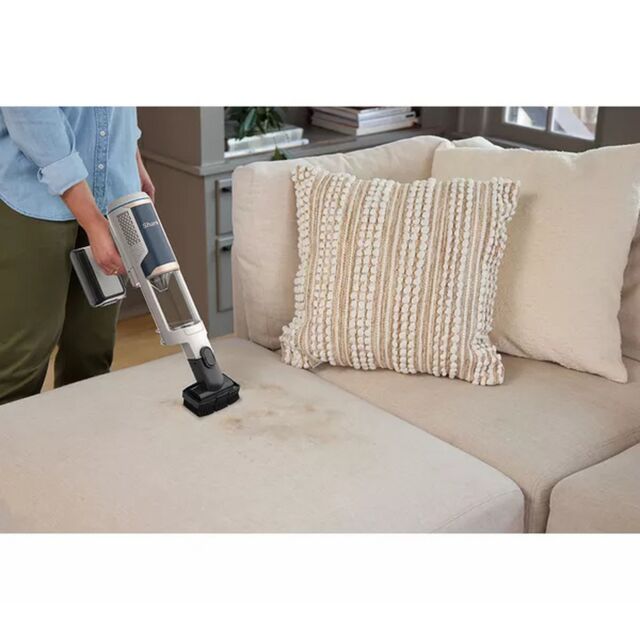 Shark BU3521UK Clean & Empty Cordless Vacuum Cleaner & Auto-Empty System - 40 Minutes Run Time - Whi