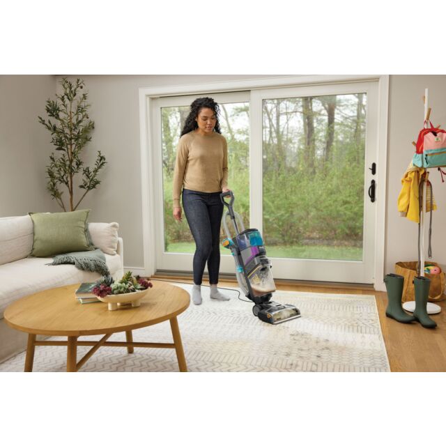 Shark EX300UK Shark CarpetXpert HairPro Pet Deep Carpet Cleaner with Built-In StainStriker - Charcoal