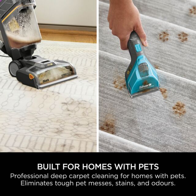 Shark EX300UK Shark CarpetXpert HairPro Pet Deep Carpet Cleaner with Built-In StainStriker - Charcoal