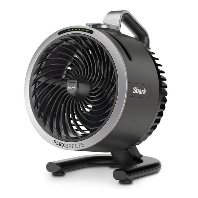 Shark FA050UK 307FA050UK FlexBreeze HydroGo outdoors & indoors misting Fan - Cool Grey, Charcoal