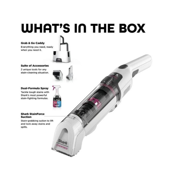 Shark HX100UKT Shark Stainforce Cordless Stain-Destroying Spot Cleaner - White