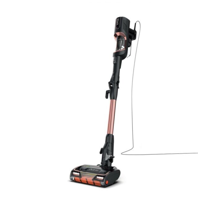 Shark HZ500UKT Anti Hair Wrap Corded Stick Vacuum Cleaner With Flexology & Truepet - Rose Gold