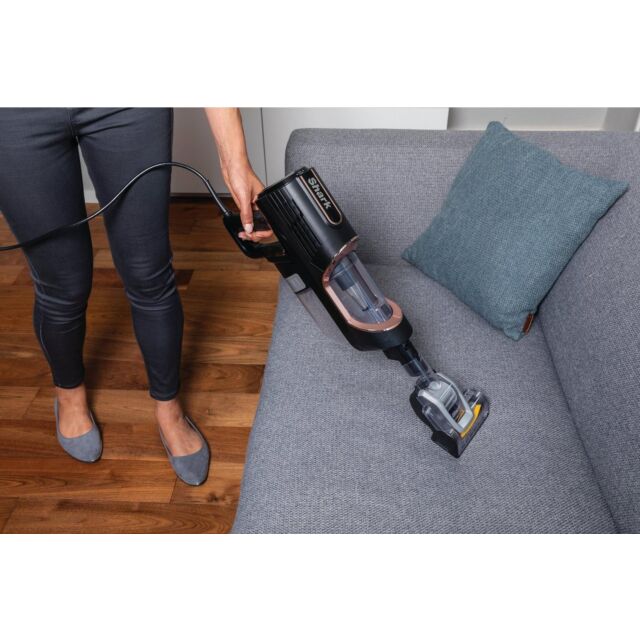 Shark HZ500UKT Anti Hair Wrap Corded Stick Vacuum Cleaner With Flexology & Truepet - Rose Gold