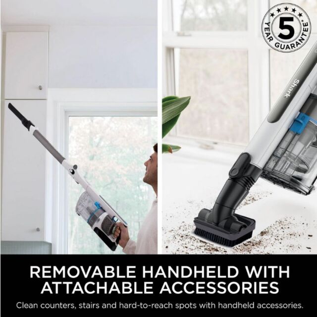 Shark IZ380UKT PowerPro Pet Cordless Stick Vacuum Cleaner - 60 Minutes Run Time - Java Metallic