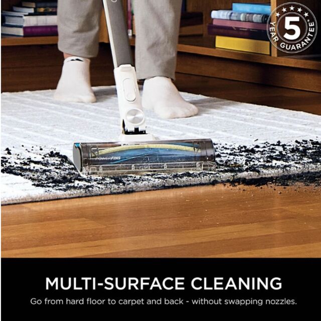 Shark IZ380UKT PowerPro Pet Cordless Stick Vacuum Cleaner - 60 Minutes Run Time - Java Metallic