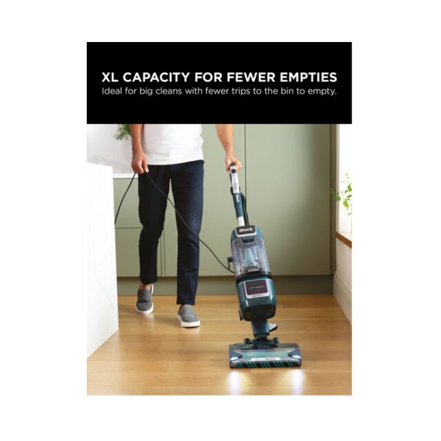 Shark LA791UKT Detect Pet Pro Upright Corded Vacuum - Adriatic Teal / Silver