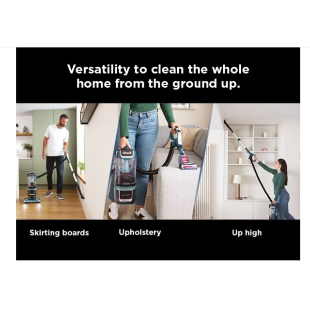 Shark LA791UKT Detect Pet Pro Upright Corded Vacuum - Adriatic Teal / Silver