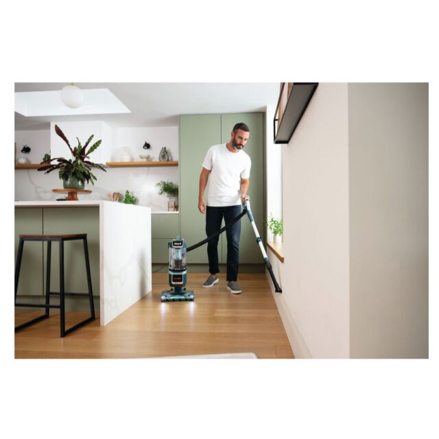 Shark LA791UKT Detect Pet Pro Upright Corded Vacuum - Adriatic Teal / Silver