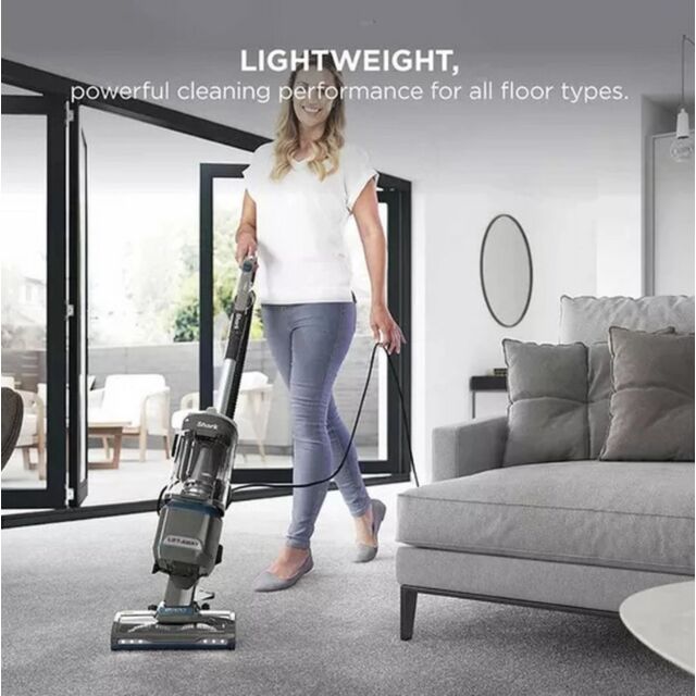 Shark NV603UK Classic Upright Vacuum Cleaner - Grey & Dark Blue