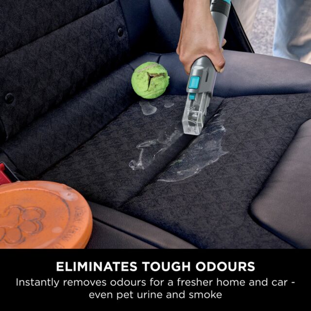 Shark PX250UKT StainStriker HairPro Pet Stain & Spot Cleaner - Dark Silver & Force Fuchsia