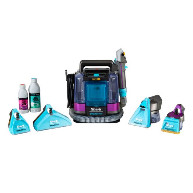 Shark PX250UKT StainStriker HairPro Pet Stain & Spot Cleaner - Dark Silver & Force Fuchsia