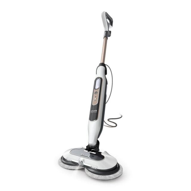 Shark S8201UK Steam & Scrub Automatic Steam Mop With Steam Blaster - White