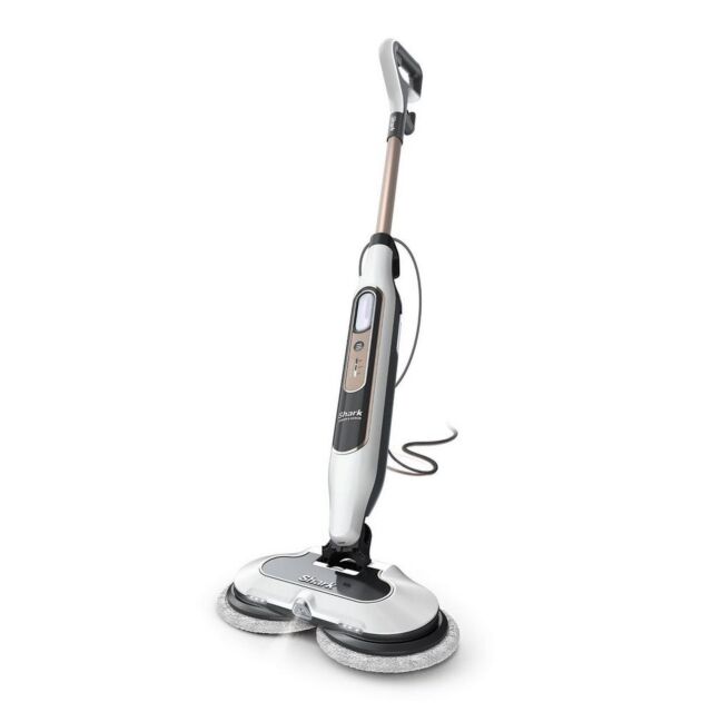 Shark S8201UK Steam & Scrub Automatic Steam Mop With Steam Blaster - White