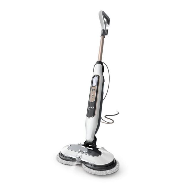 Shark S8201UK Steam & Scrub Automatic Steam Mop With Steam Blaster - White