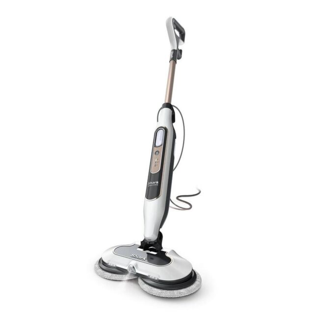Shark S8201UK Steam & Scrub Automatic Steam Mop With Steam Blaster - White