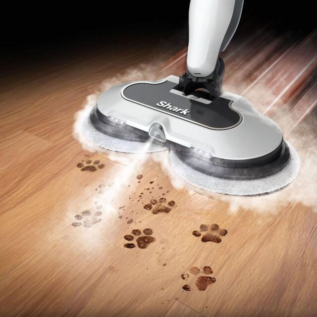 Shark S8201UK Steam & Scrub Automatic Steam Mop With Steam Blaster - White
