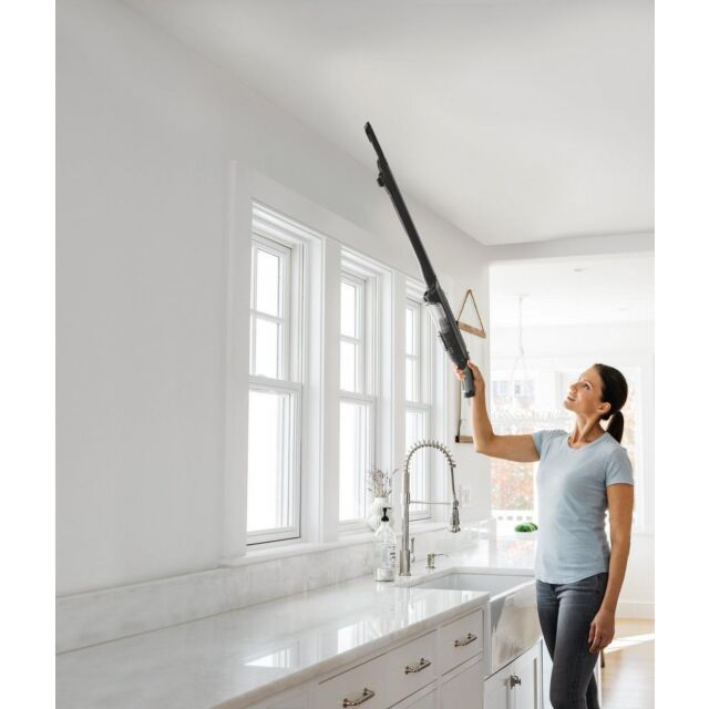 Shark WV361UK Cordless Vacuum Cleaner With Anti Hair Wrap Technology - Run Time 16 Mintues - Steel Grey 