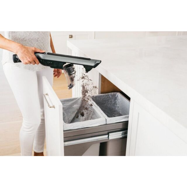 Shark WV361UK Cordless Vacuum Cleaner With Anti Hair Wrap Technology - Run Time 16 Mintues - Steel Grey 