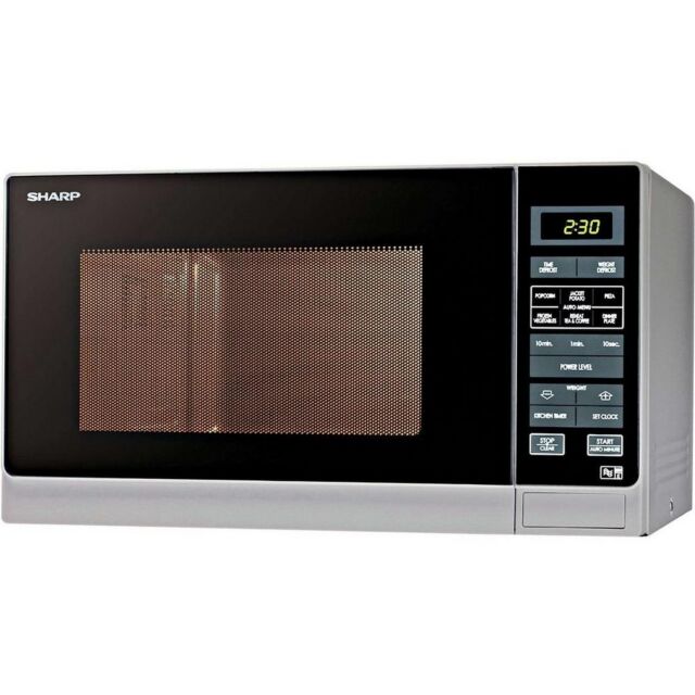 Sharp R372SLM R372SLM Solo Microwave, 25 LTRS, 900W, Touch Control, 6 Pre-Programmed Automatic Menus