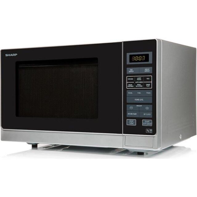 Sharp R372SLM R372SLM Solo Microwave, 25 LTRS, 900W, Touch Control, 6 Pre-Programmed Automatic Menus