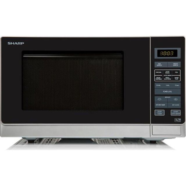 Sharp R372SLM R372SLM Solo Microwave, 25 LTRS, 900W, Touch Control, 6 Pre-Programmed Automatic Menus
