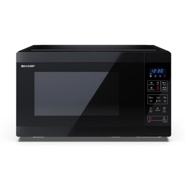 Sharp YC-MA262AE-B Classic Microwave Oven, 26L, Combi With Air Fryer - Black