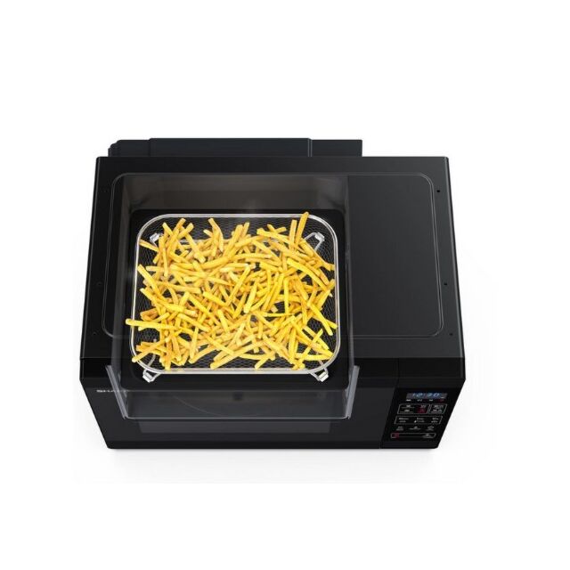 Sharp YC-MA262AE-B Classic Microwave Oven, 26L, Combi With Air Fryer - Black