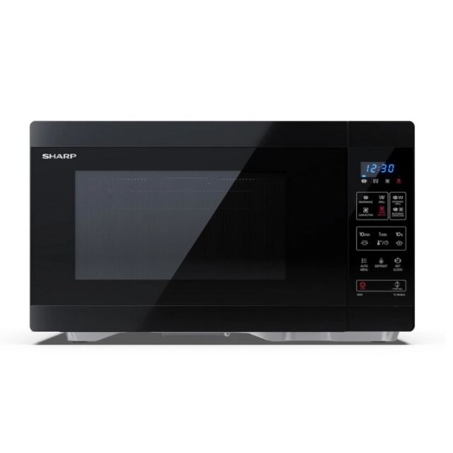 Sharp YC-MA262AE-B Classic Microwave Oven, 26L, Combi With Air Fryer - Black