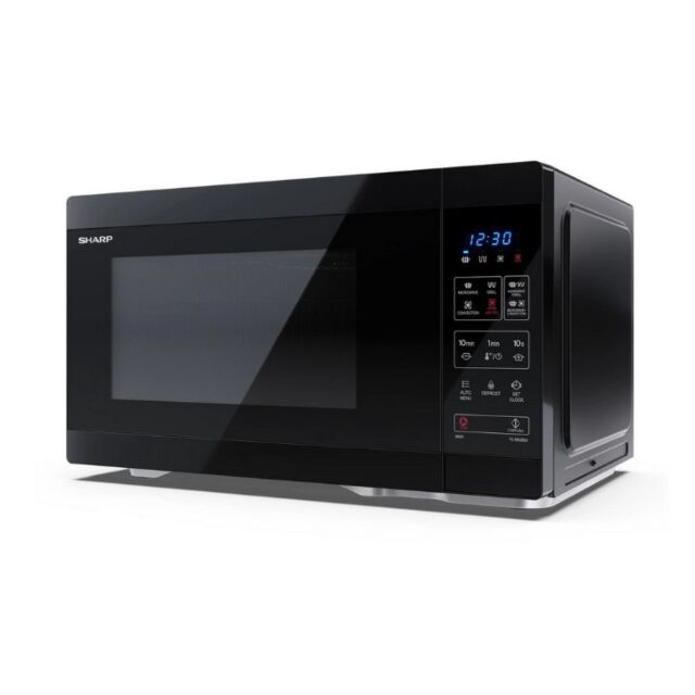 Sharp YC-MA262AE-B Classic Microwave Oven, 26L, Combi With Air Fryer - Black