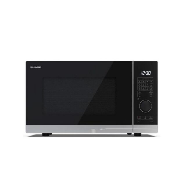 Sharp YC-PG254AU-S 20 Litres Grill Microwave Oven - Silver/Black