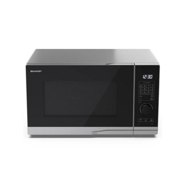 Sharp YC-PG254AU-S 20 Litres Grill Microwave Oven - Silver/Black
