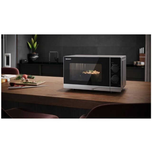 Sharp YC-PS201AU-S 20 Litres Microwave Oven - Silver