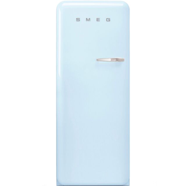 Smeg FAB28LPB3UK 60cm 50s Style Pastel Blue Left Hand Hinged Fridge with Icebox