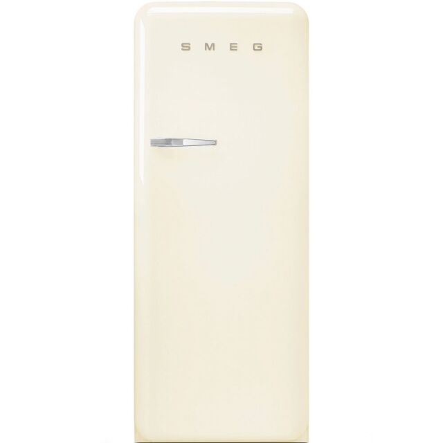 Smeg FAB28RCR3UK 60cm 50s Style Cream Right Hand Hinged Fridge with Icebox