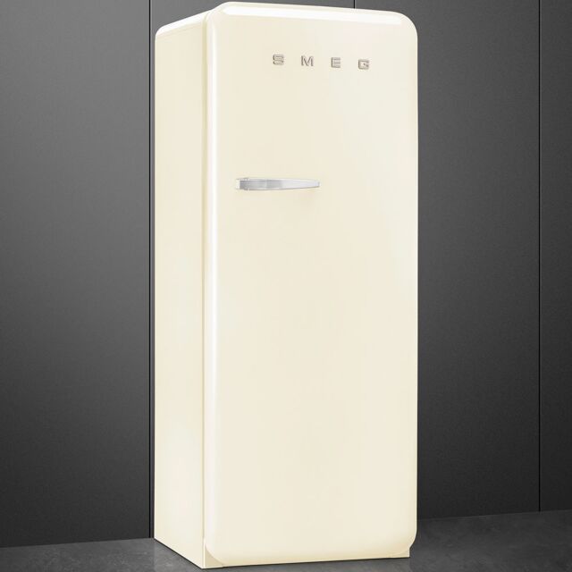 Smeg FAB28RCR3UK 60cm 50s Style Cream Right Hand Hinged Fridge with Icebox
