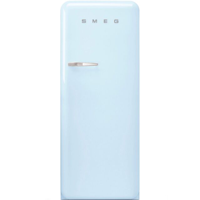 Smeg FAB28RPB3UK 60cm 50s Style Pastel Blue Right Hand Hinged Fridge with Icebox