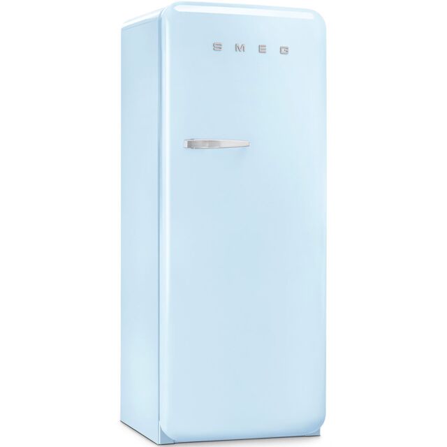 Smeg FAB28RPB3UK 60cm 50s Style Pastel Blue Right Hand Hinged Fridge with Icebox