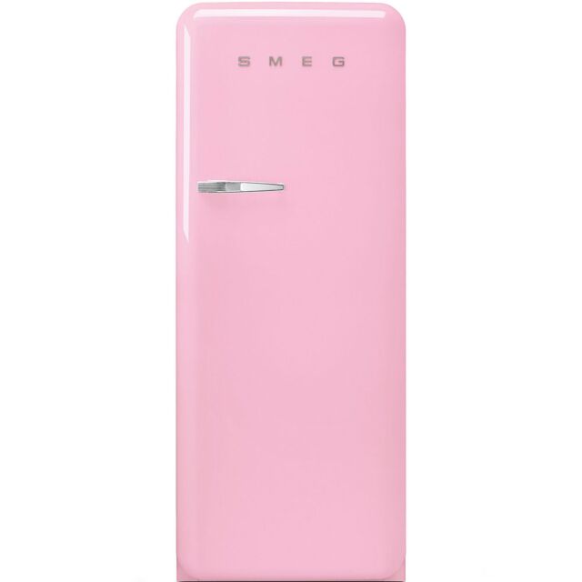 Smeg FAB28RPK3UK 60cm 50s Style Pink Right Hand Hinged Fridge with Icebox